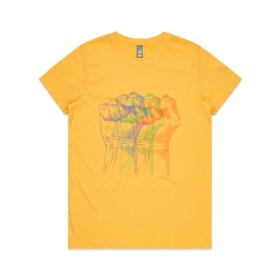 Tri Colour Fist Women's - ascolour/MAPLE TEE Thumbnail