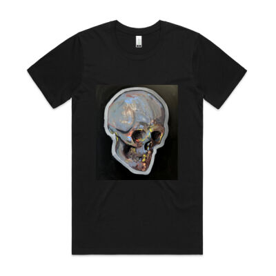 Man Up Skull - ascolour/ORGANIC TEE/light weight Thumbnail