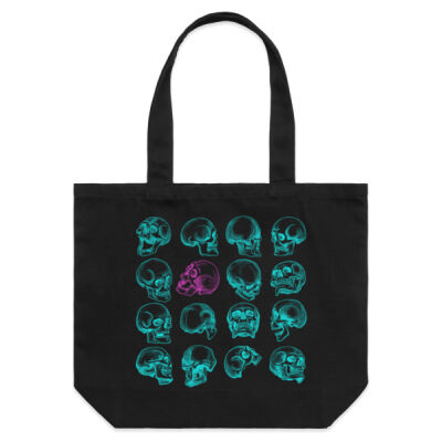 Skulls skulls skulls - ascolour/SHOULDER TOTE Thumbnail