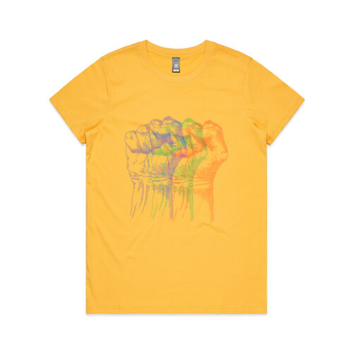 Tri Colour Fist Women's - ascolour/MAPLE TEE Thumbnail